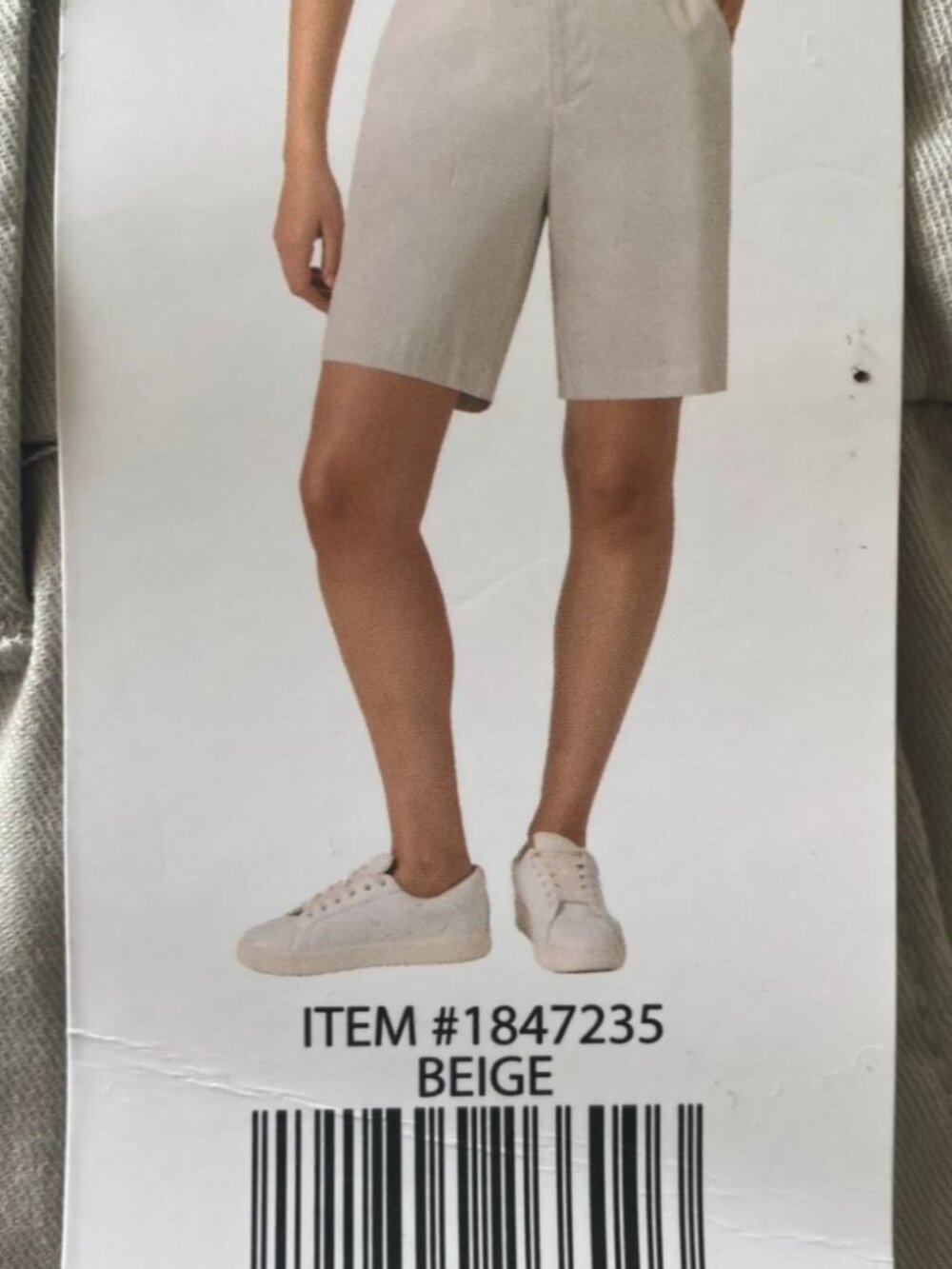 NEW with Tags MATTY M Women's Bermuda Chino Shorts - Tan Beige - Size Small S